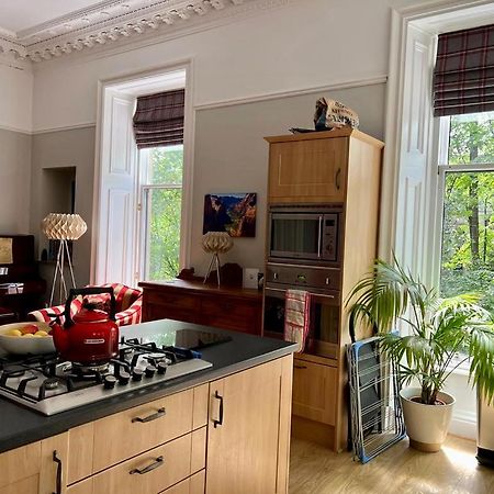 Beautiful Double Room In Idyllic West End Townhouse Glasgow Exterior photo